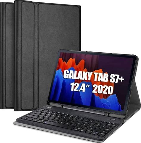 Samsung Galaxy Tab S7+ Plus Bookcover Keyboard With S Pen Holder ...