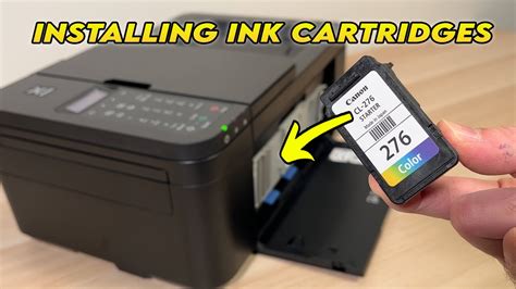 How to Install Ink Cartridges in Canon PIXMA TR4720 Printer - YouTube