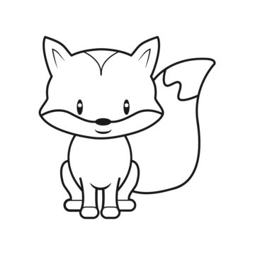 Fox Outline Clipart Images | Free Download | PNG Transparent Background ...