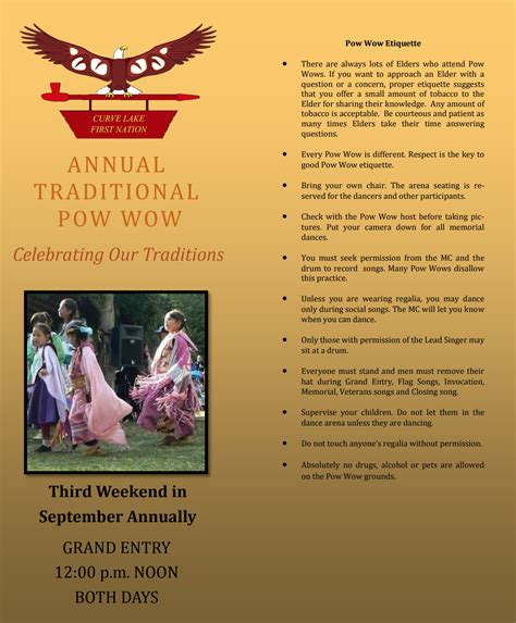 Pow Wow Etiquette - Truth and Reconciliation Community Bobcaygeon