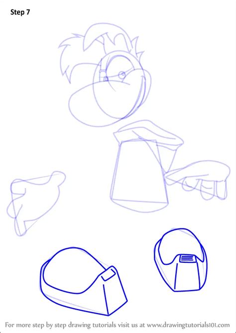 How to Draw Rayman from Rayman (Rayman) Step by Step | DrawingTutorials101.com