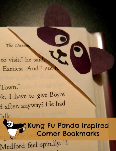 15 Panda bookmark ideas | corner bookmarks, panda, origami bookmark
