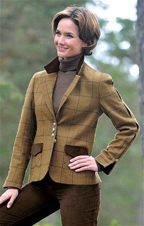 House of Bruar Ladies Feature Sleeve Tweed Jacket from House of Bruar | Jackets, Fashion, Plaid ...