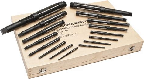 Precise HSS Adjustable Blade Reamer SET, 16 pcs. 3/8" - 2-7/32" - 43 ...