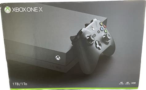 New! Microsoft Xbox One X Black 1TB Video Gaming Console w/ Controller Sealed | eBay