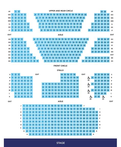 Seating Plan - Marina Theatre