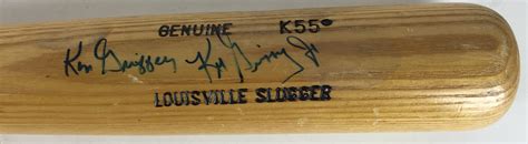 Lot Detail - Ken Griffey Jr. & Ken Griffey Sr. Rare Dual Signed Baseball Bat (PSA/JSA Guaranteed)