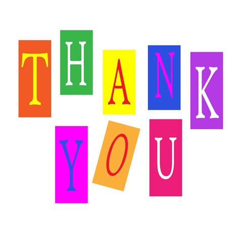 Thank You Clipart Free Stock Photo - Public Domain Pictures