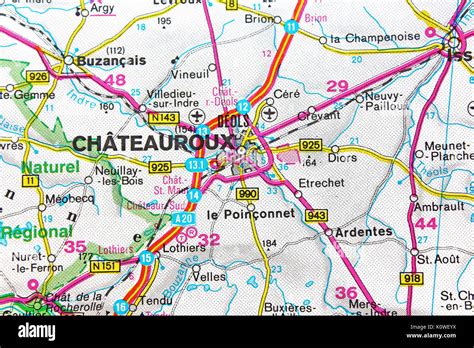 Châteauroux France Map - pic-tools