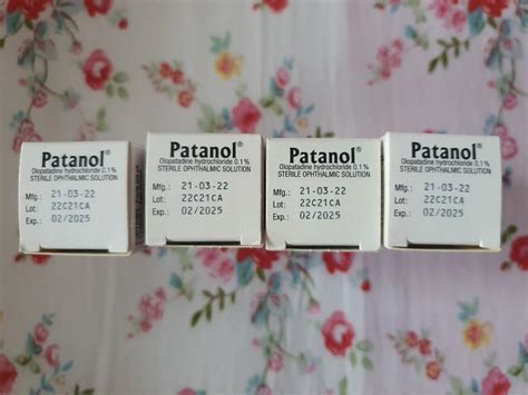 Patanol Eye Drops, Beauty & Personal Care, Vision Care on Carousell