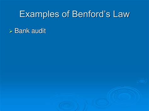 PPT - BENFORD’S LAW PowerPoint Presentation, free download - ID:6919172