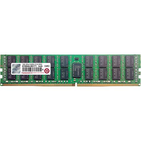 Transcend 16GB DDR4 2133 MHz RDIMM Memory Module TS2GHR72V1Z B&H