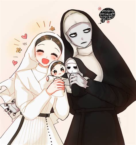 Valak x sister Irene by hijiki39 on DeviantArt | Horror movies funny, Horror movie art, Horror ...