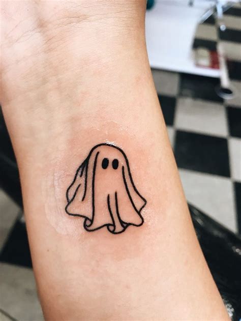 My little ghost tattoo done by Sammy ... | Cute little tattoos, Little ...