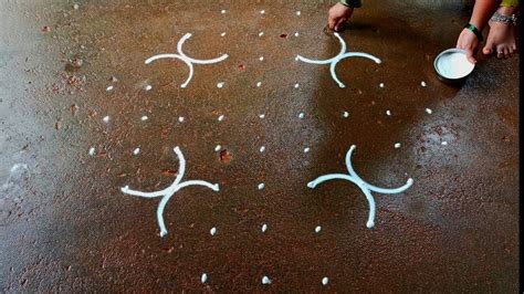 Diwali 2023 new diya muggulu|9*3*3 Deepavali villaku kolam|deepam ...