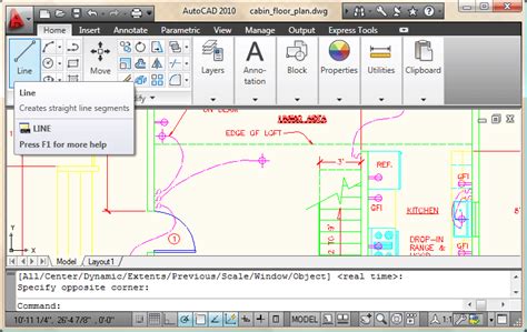 Autocad Screen Layout