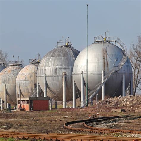 Gas storage stock image. Image of methane, storage, industry - 77734935