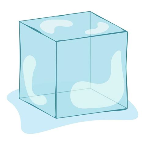 Transparent glass cube shapes in realistic style. Vector illustration 36285736 Vector Art at ...