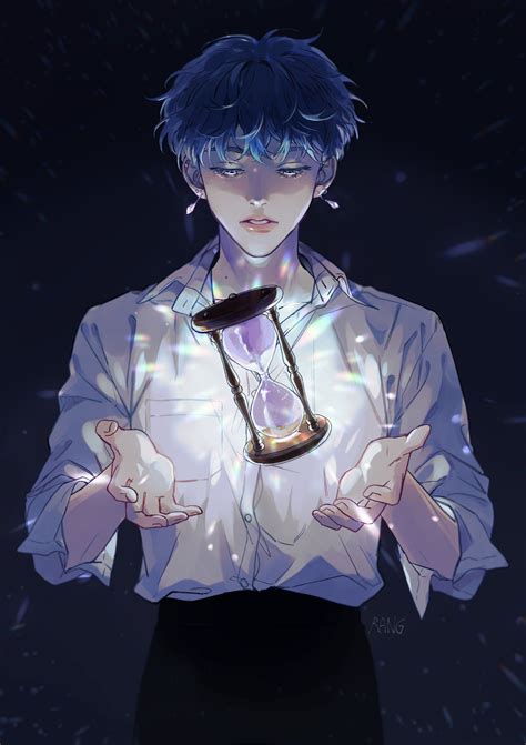 랑 on Twitter | Character art, Cute anime guys, Boy art