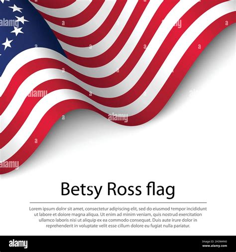 Flag betsy ross vector vectors Stock Vector Images - Alamy