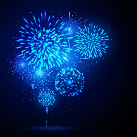 Fireworks, Blue, Firework Background Image for Free Download