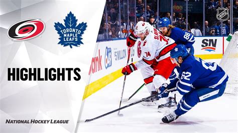 NHL Highlights | Hurricanes @ Maple Leafs 2/22/20 - YouTube