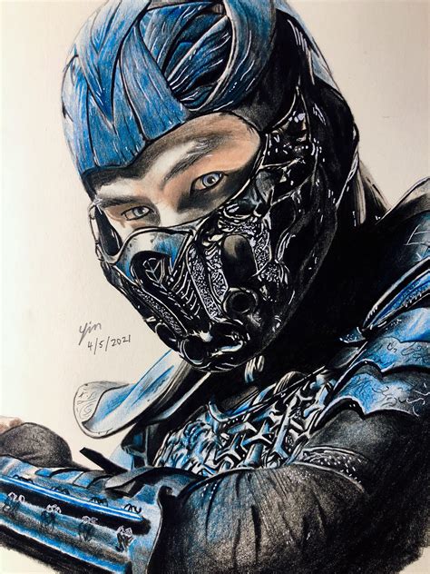 SUB-ZERO (MORTAL KOMBAT 2021 DRAWING) : r/drawing