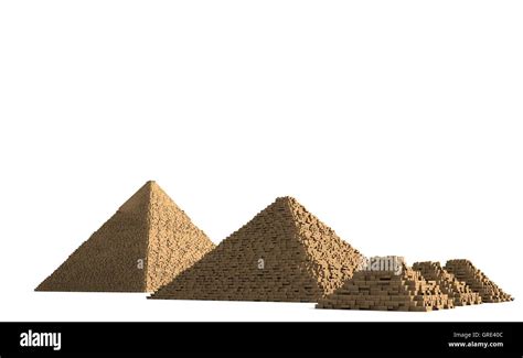 Giza pyramid complex 4 Stock Photo - Alamy