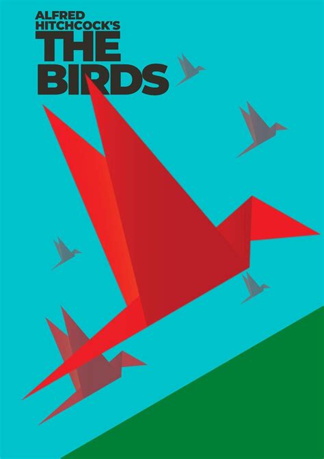 The Birds - Movie Poster | Skillshare Student Project