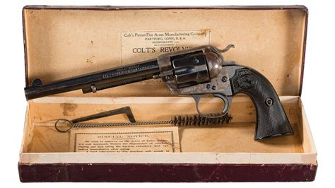 Colt Bisley Frontier Six Shooter SAA Revolver, Box, Letter | Rock ...