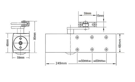 Briton 2003 Overhead Door Closer | Aluspec - Architectural Hardware for Aluminium Doors & Windows