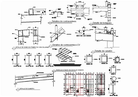 Plan de charpente métallique de l'entrepôt (274.91 KB) | Bibliocad