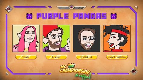 MCC Scuffed Purple Pandas! : r/MinecraftChampionship