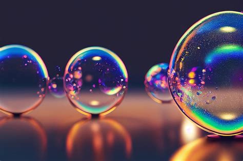 Premium Photo | Colorful bubbles background