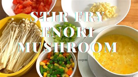 Enoki Mushroom Easy Recipe| Stir Fry - YouTube