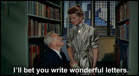 Desk Set (1957) | Classic movie quotes, Best movie lines, Katharine hepburn