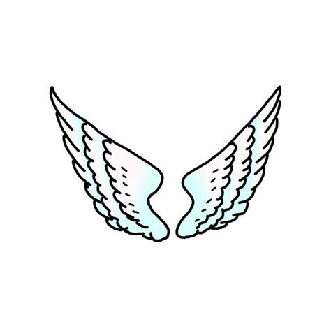 How to Draw Wings - Step by Step Easy Drawing Guides - Drawing Howtos