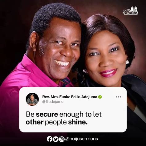 QUOTE OF THE DAY BY REV. MRS. FUNKE FELIX-ADEJUMO » Naijasermons