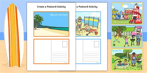 Create a Postcard Activity | EYLF Postcards | Early Years