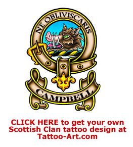 Campbell Clan tattoos - what do they mean? Scottish Clan Tattoo Designs ...