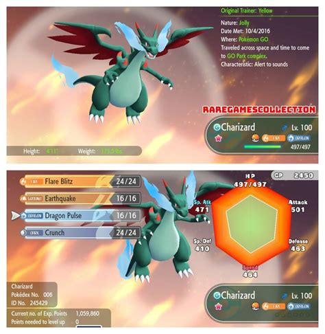 Pokemon Shiny Mega Charizard X