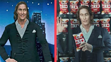 Matthew McConaughey Is Paper-Thin In Doritos 3D Super Bowl Commercial