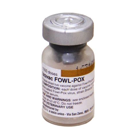 Fowl Pox Vaccine [with diluent] 1000 Doses – Afrimash.com – Nigeria