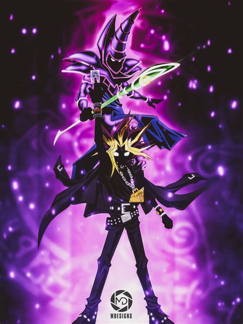 Yami Yugi - Dark Magician (I created this artwork, let me know what you ...