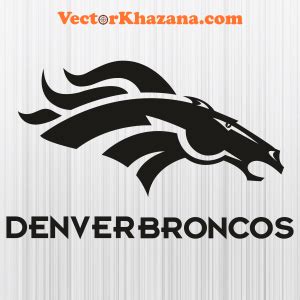 Denver Broncos Logo Black Svg Png online in USA