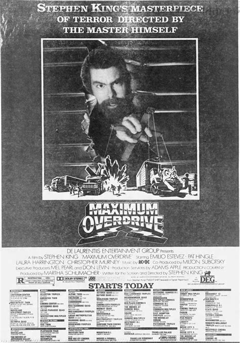 MAXIMUM OVERDRIVE (1986)