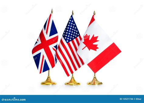 English Speaking Countries Flags Stock Photo - Image of culture, american: 13521736