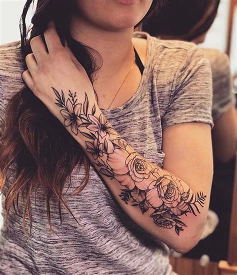 43 Beautiful Flower Tattoos for Women - StayGlam