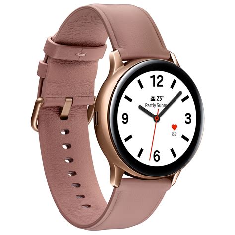 Samsung Galaxy Watch Active 2 4G (40 mm / Acier / Rose Lumière) - Montre connectée - LDLC ...