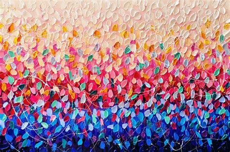 Colorful Emotion - Colorful Textured Abs, Pintura por Aliaksandra ...